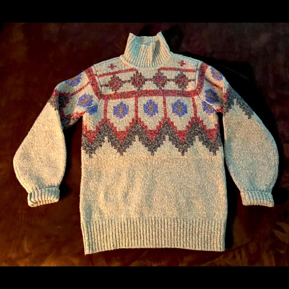 Women's Signature Ragg Wool Sweater, Pullover Fair Isle, size small